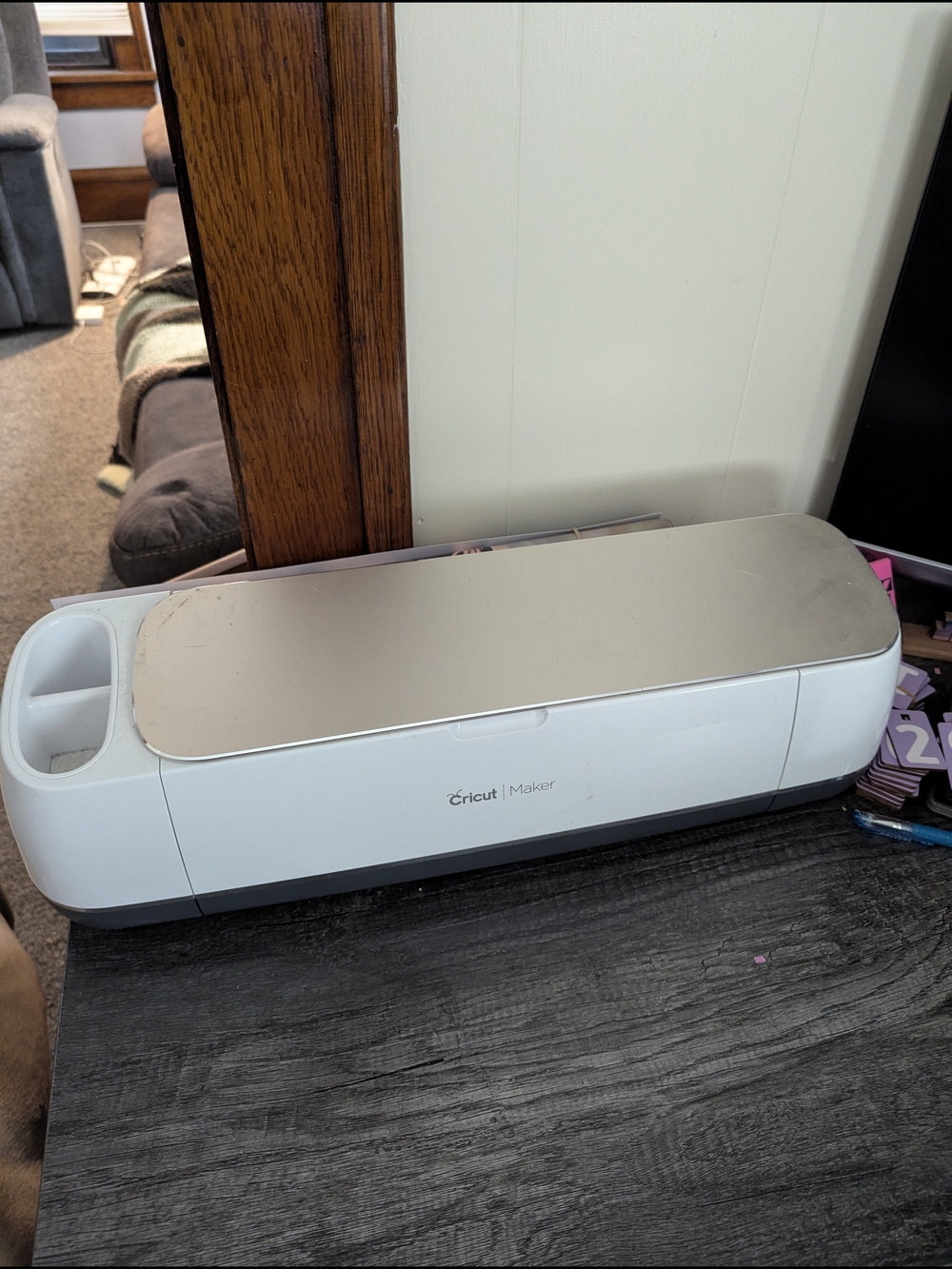 Cricut Maker 2. Champagne Lid W/ Accessories